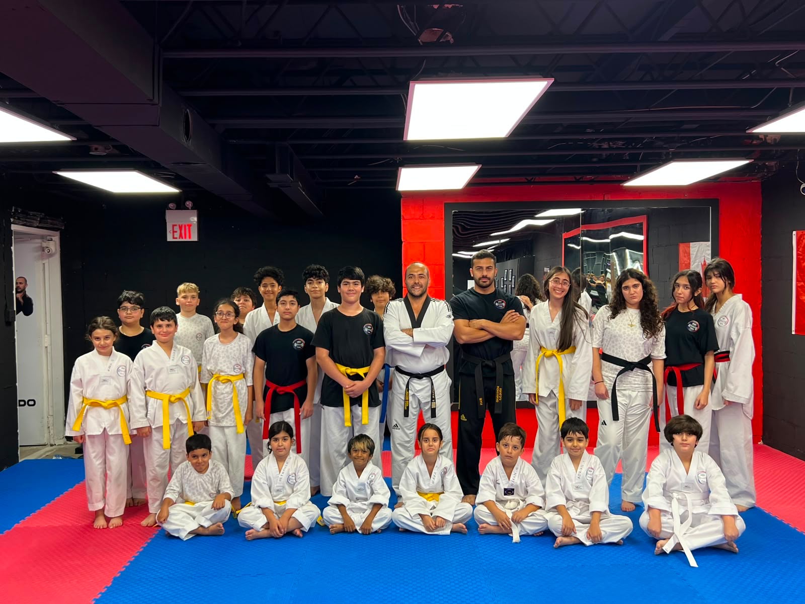 Taekwondo training at Master Ben TKD Toronto