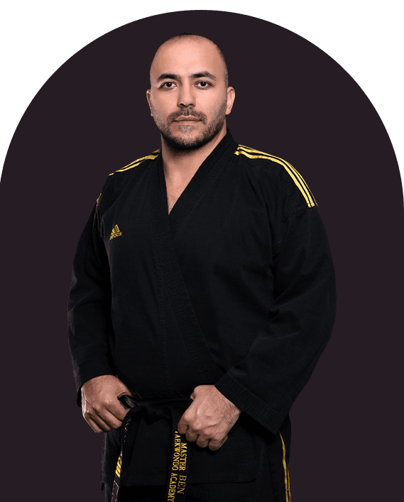 Portrait of Behnam Bayat Taekwondo master in Toronto