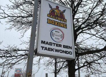 Kids practicing Taekwondo in Toronto